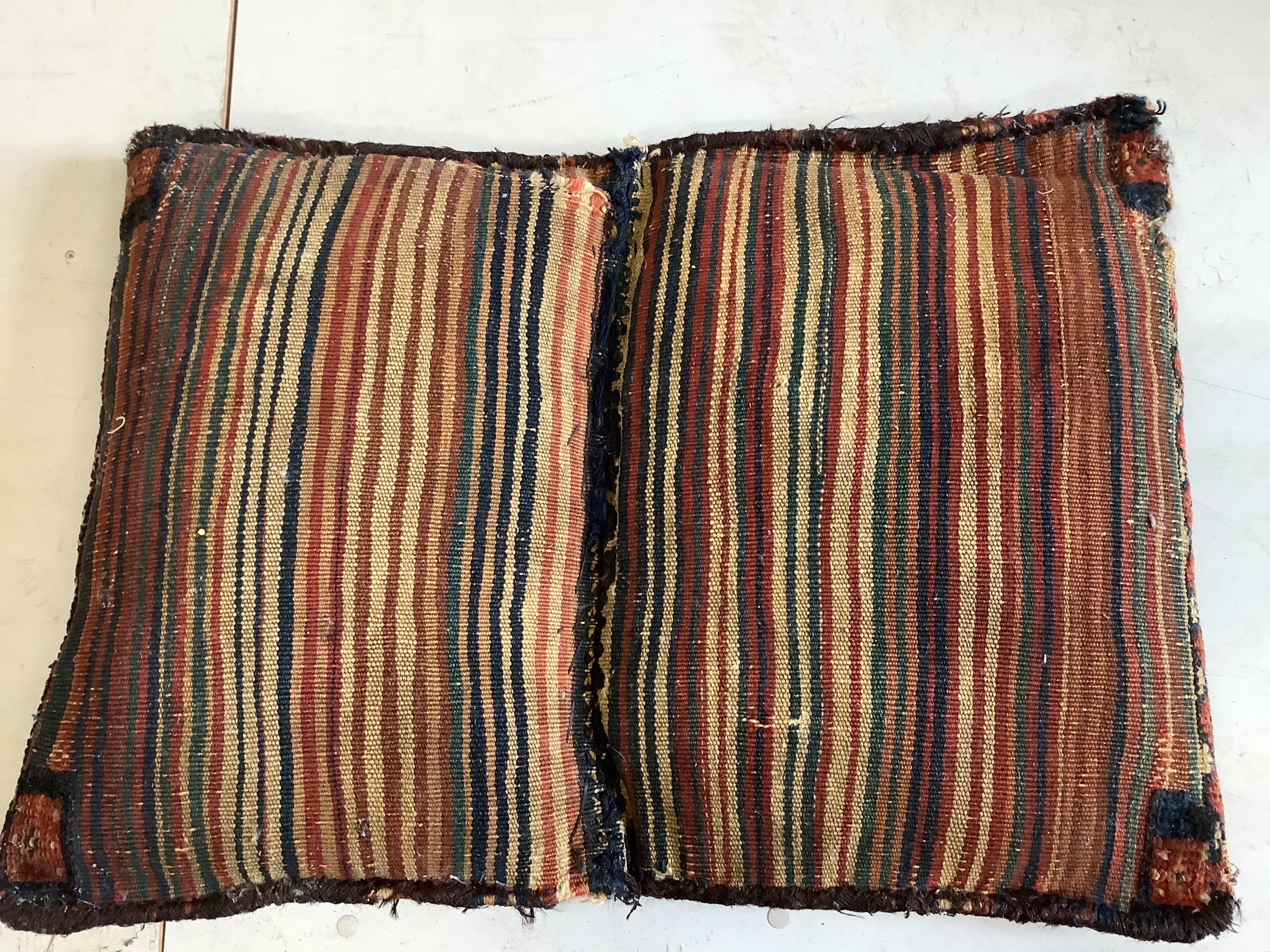 A Caucasian saddlebag, 80 x 60cm. Condition - good
